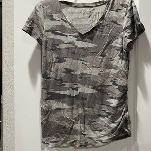 Camo maternity top